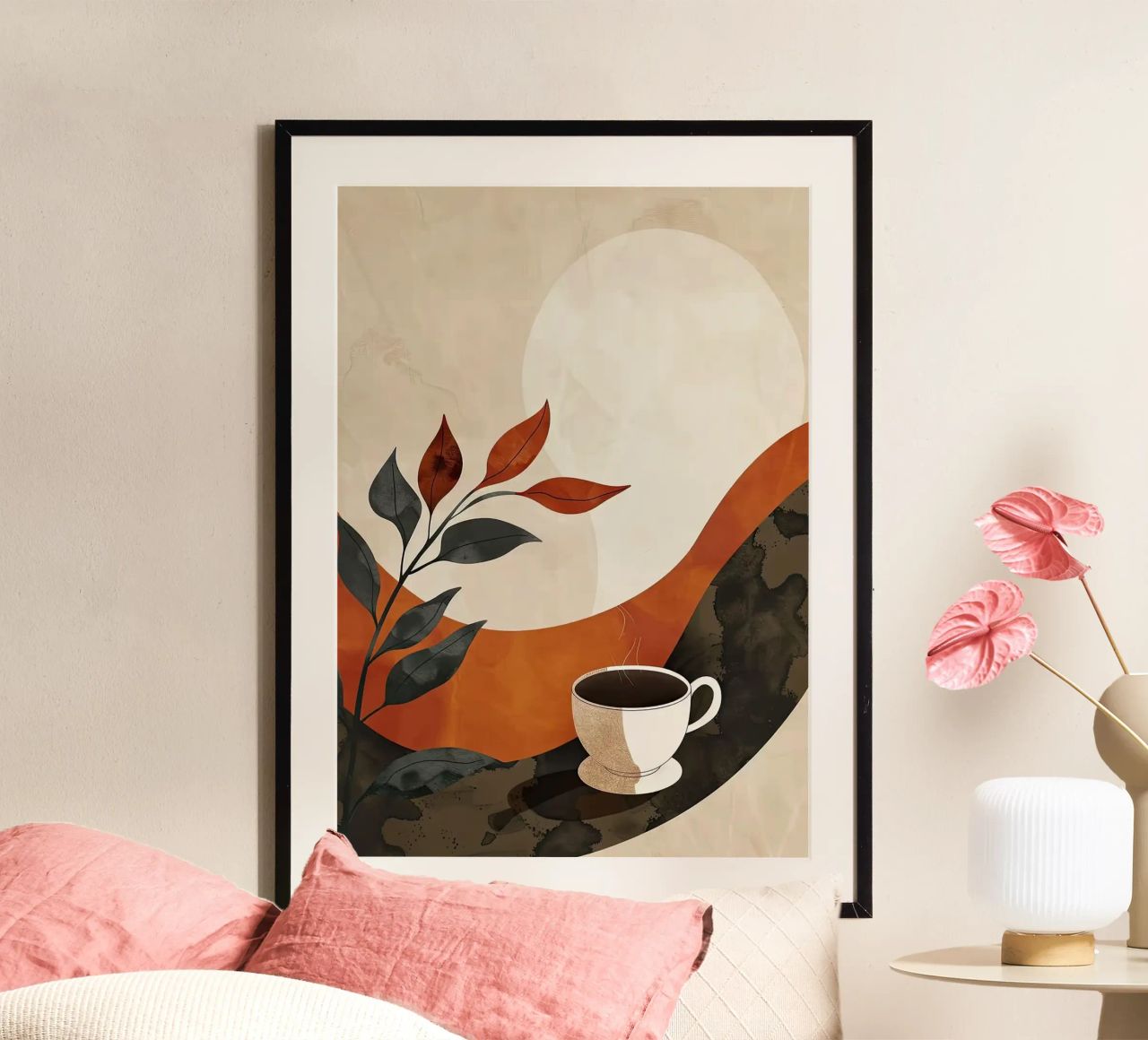 coffee cup poster by Luke Yaeger