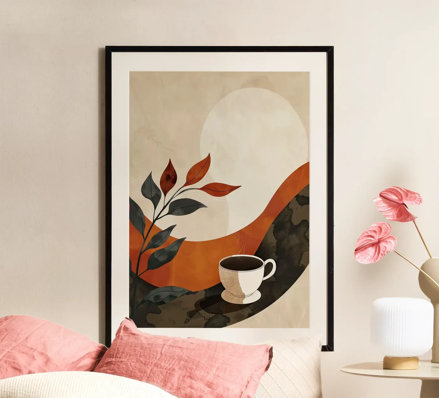 coffee cup poster by Luke Yaeger