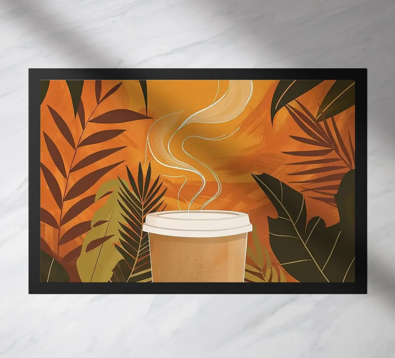 taza de café felpudo de Luke Yaeger