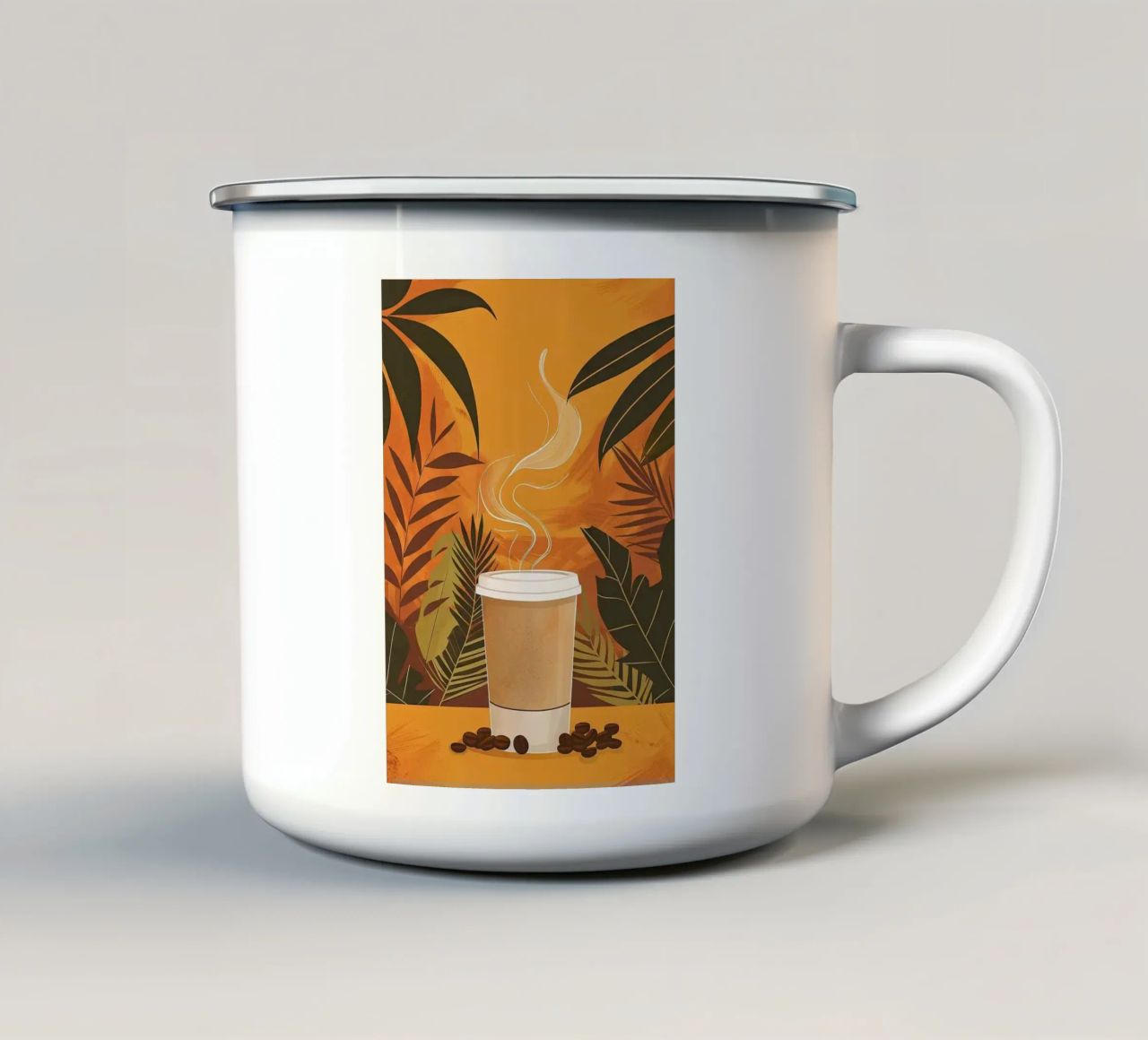 tazza da caffè tazza in smalto da Luke Yaeger
