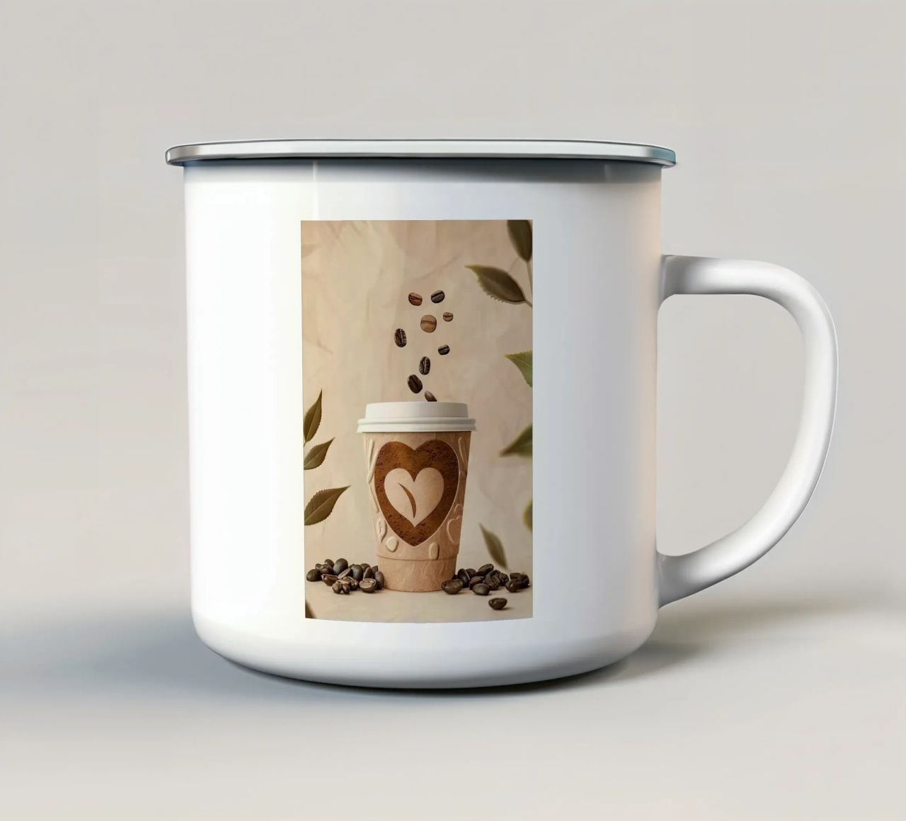 tazza da caffè tazza in smalto da Luke Yaeger