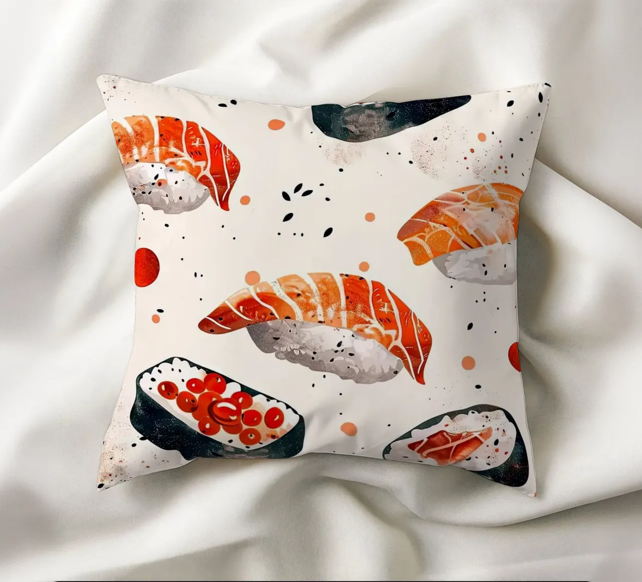 sushi cuscino da Luke Yaeger