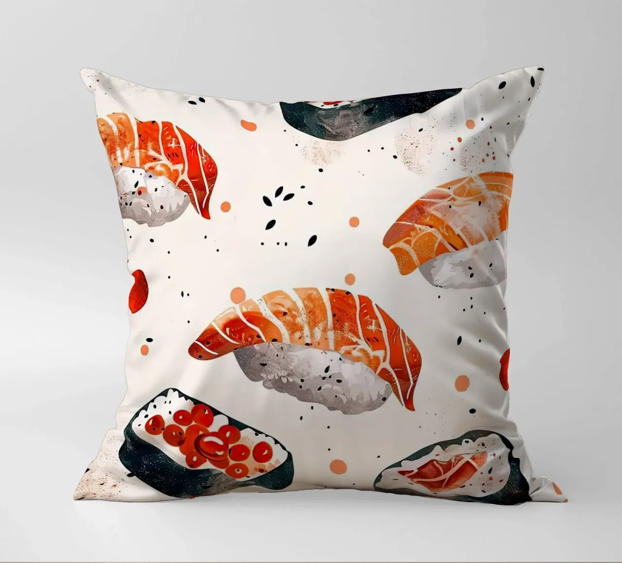 sushi cuscino da Luke Yaeger