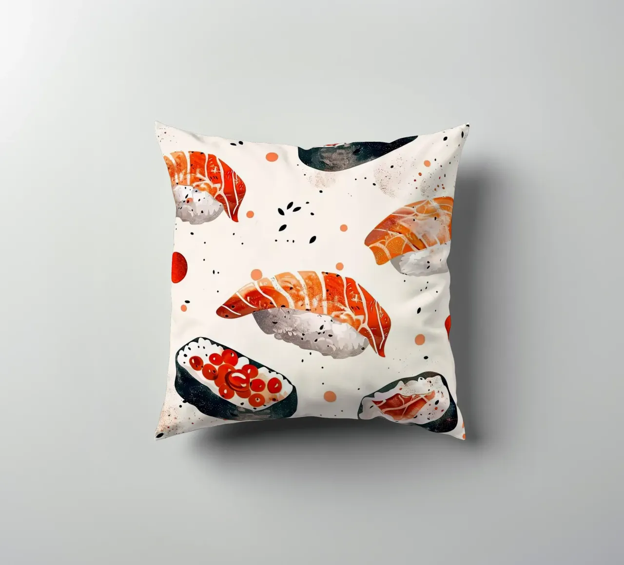 sushi cuscino da Luke Yaeger