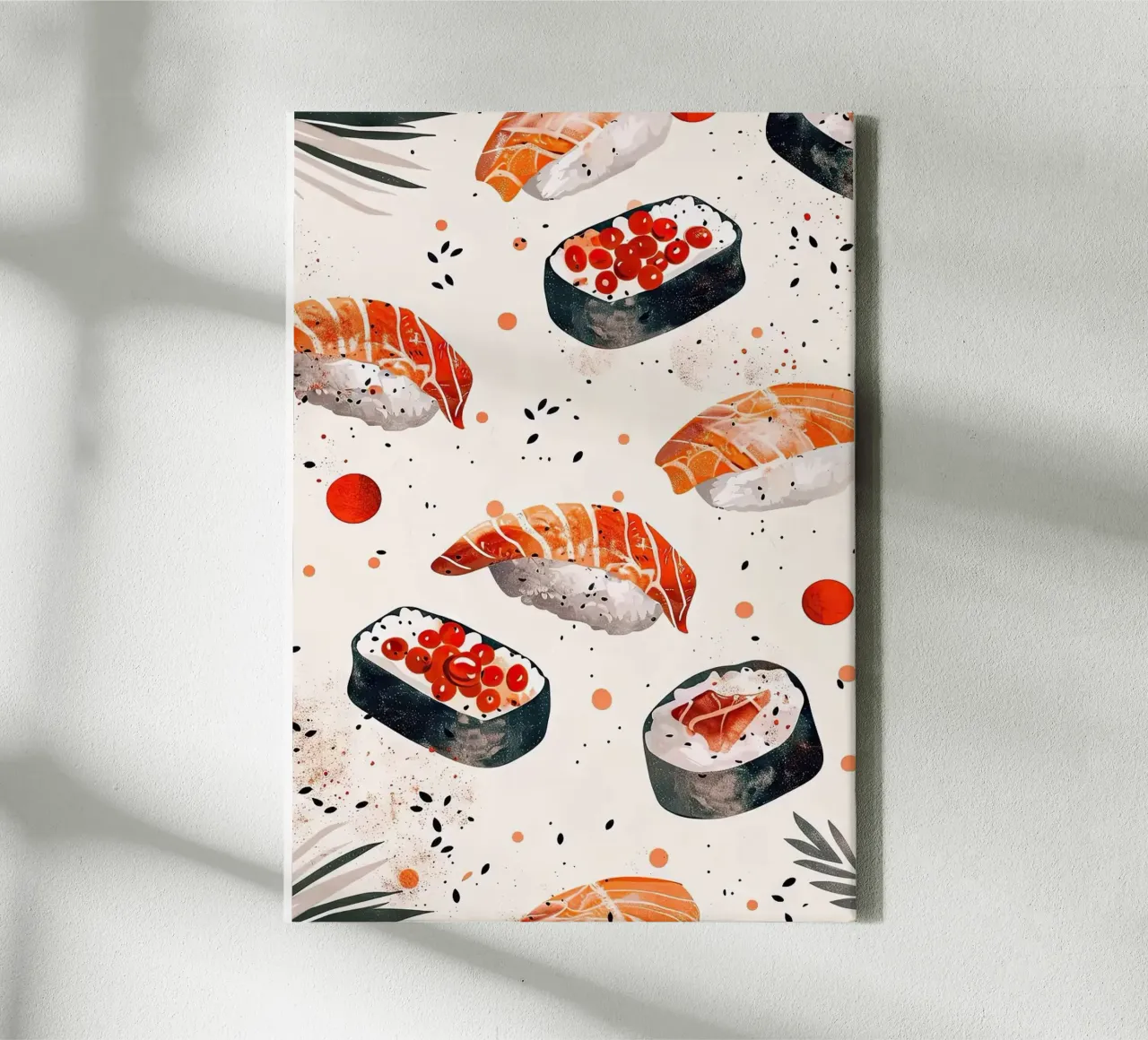 Sushi Leinwand von Luke Yaeger