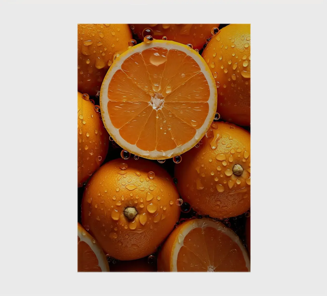 oranges citrus notebook by Luke Yaeger