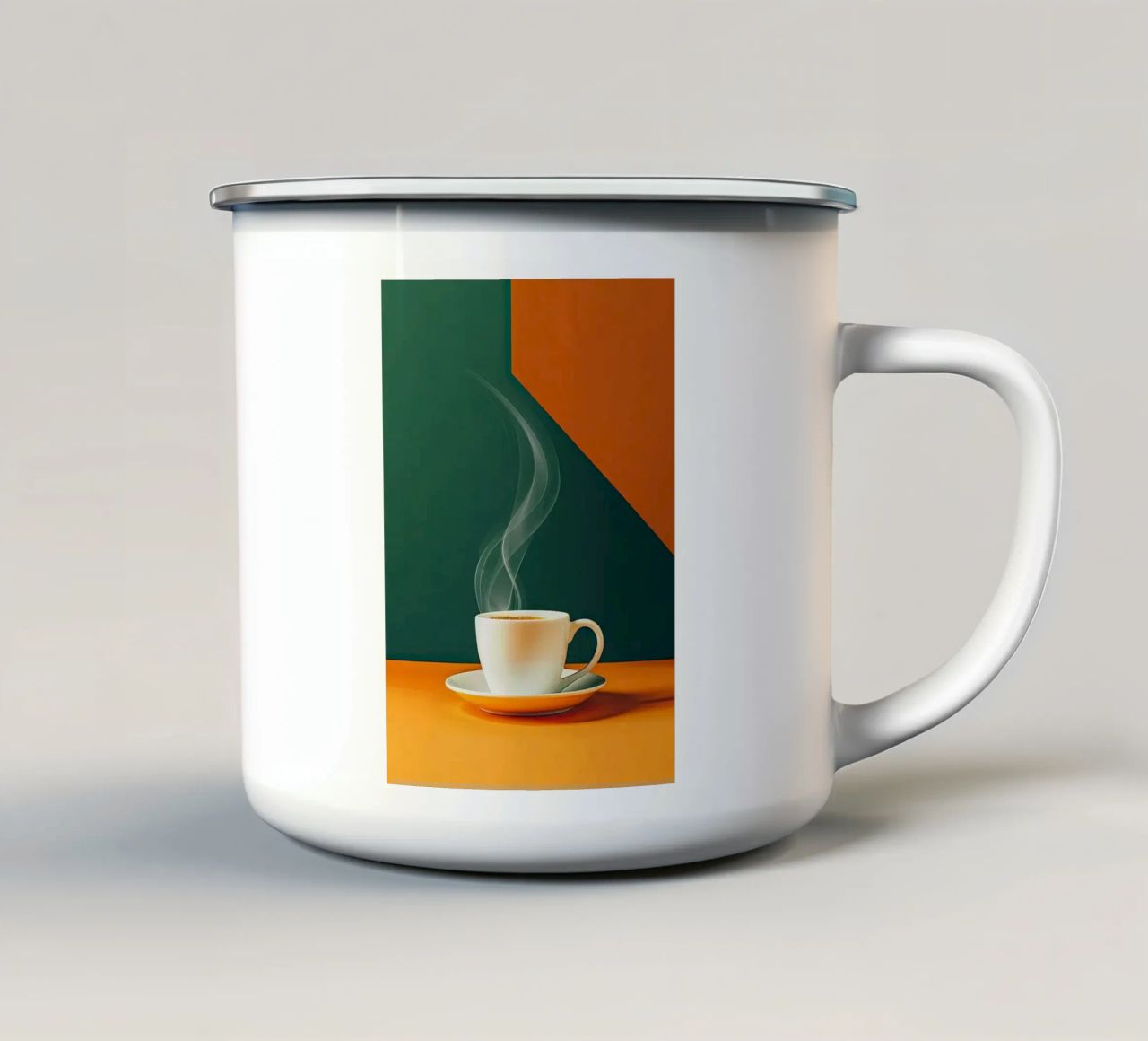 tazza da caffè tazza in smalto da Luke Yaeger