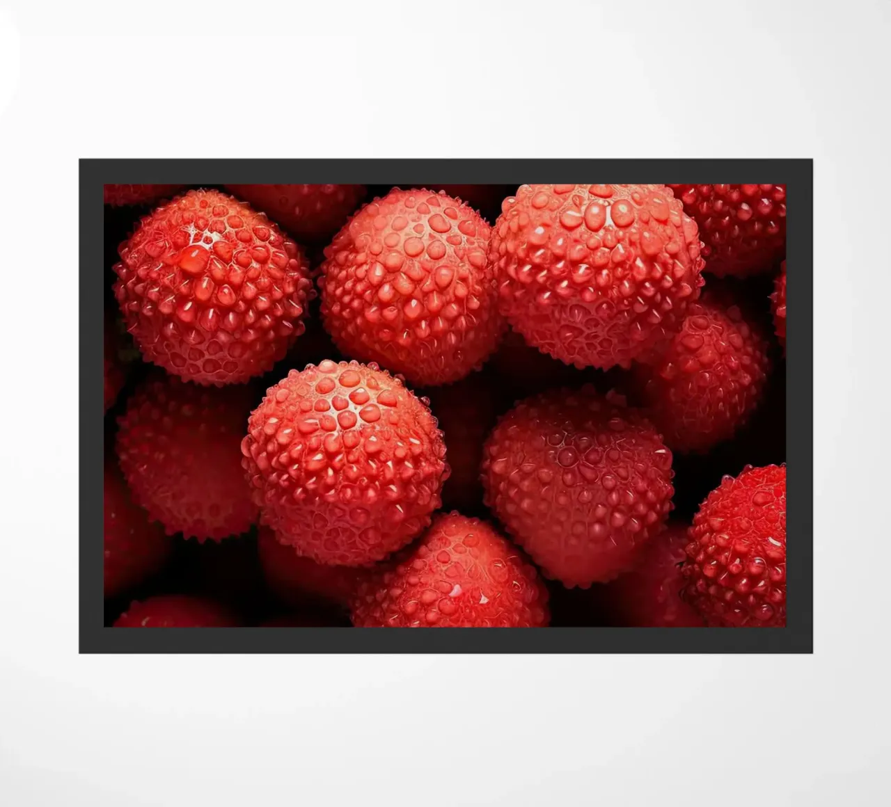 lychee deurmat van Luke Yaeger