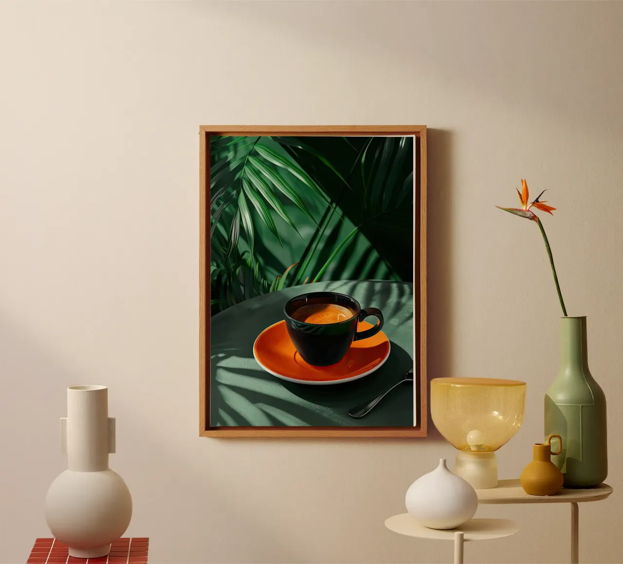 tazza da caffè tela con Cornice a cassetta da Luke Yaeger