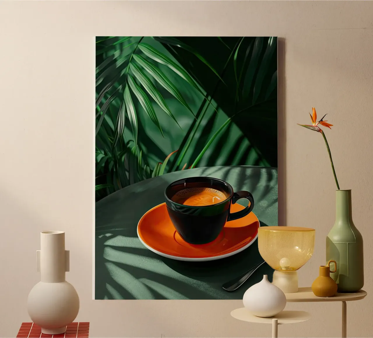 tazza da caffè tela con Cornice a cassetta da Luke Yaeger