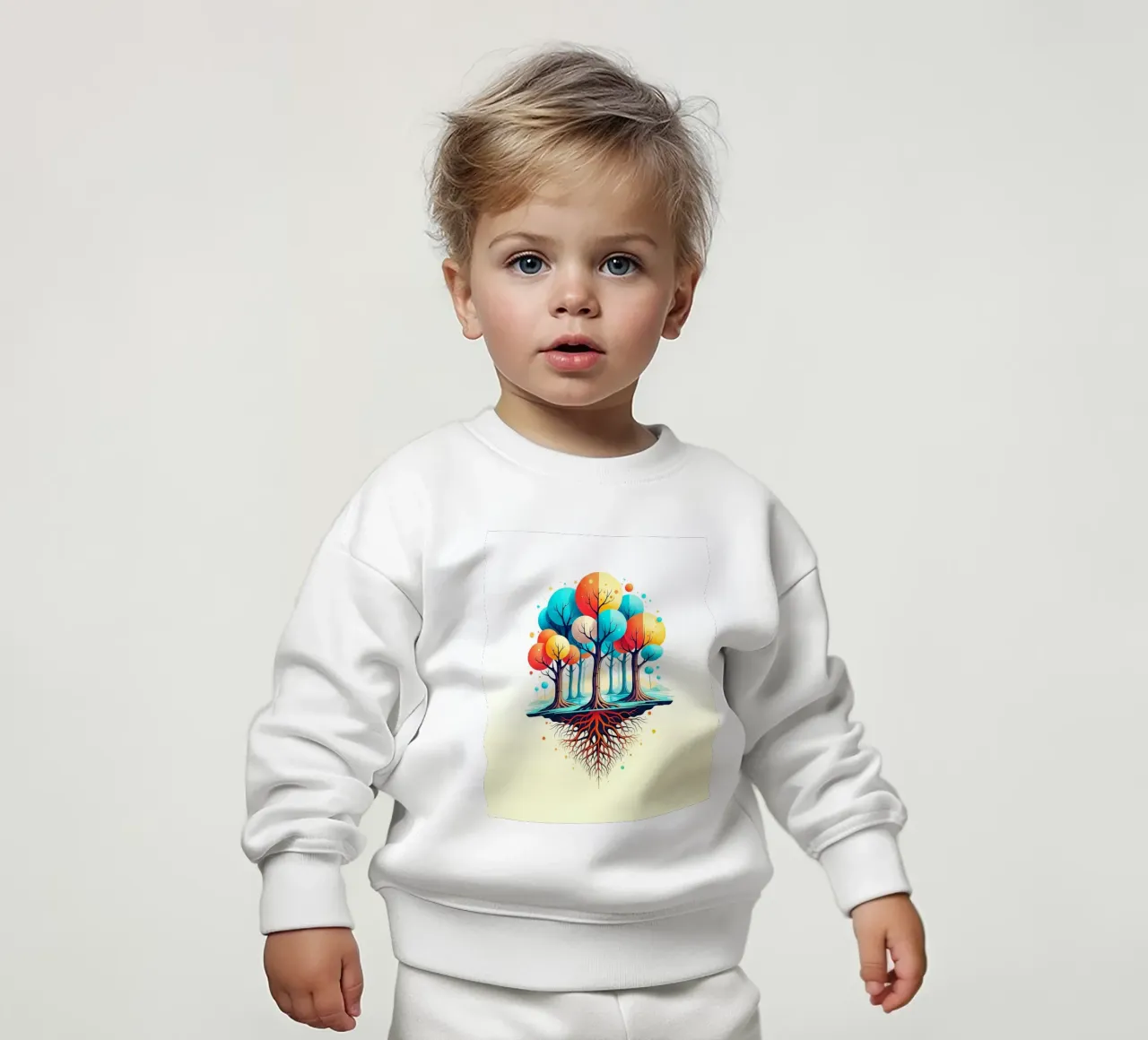 Forest #001: A Symphony of Connected Trees Baby Sweatshirt von Zen Design