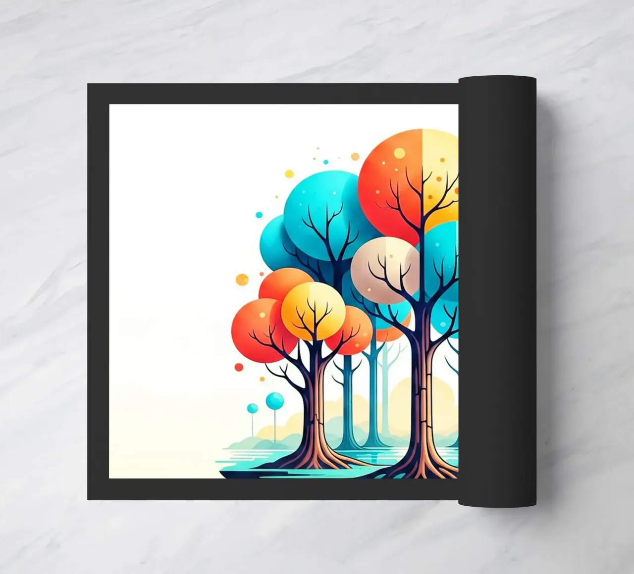 Forest #001: A Symphony of Connected Trees zerbino da Zen Design