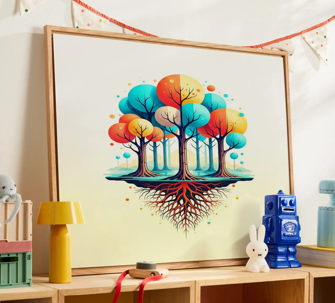 Forest #001: A Symphony of Connected Trees plexiglass da Zen Design