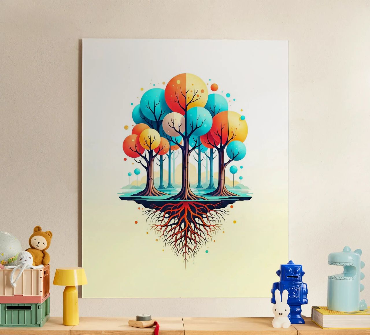 Forest #001: A Symphony of Connected Trees plexiglass da Zen Design