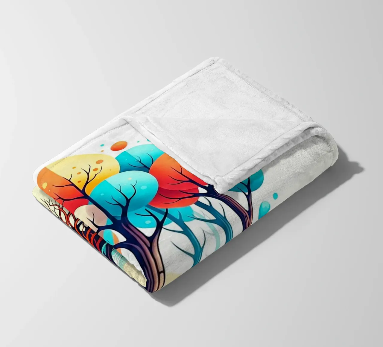 Forest #001: A Symphony of Connected Trees coperta in pile da Zen Design