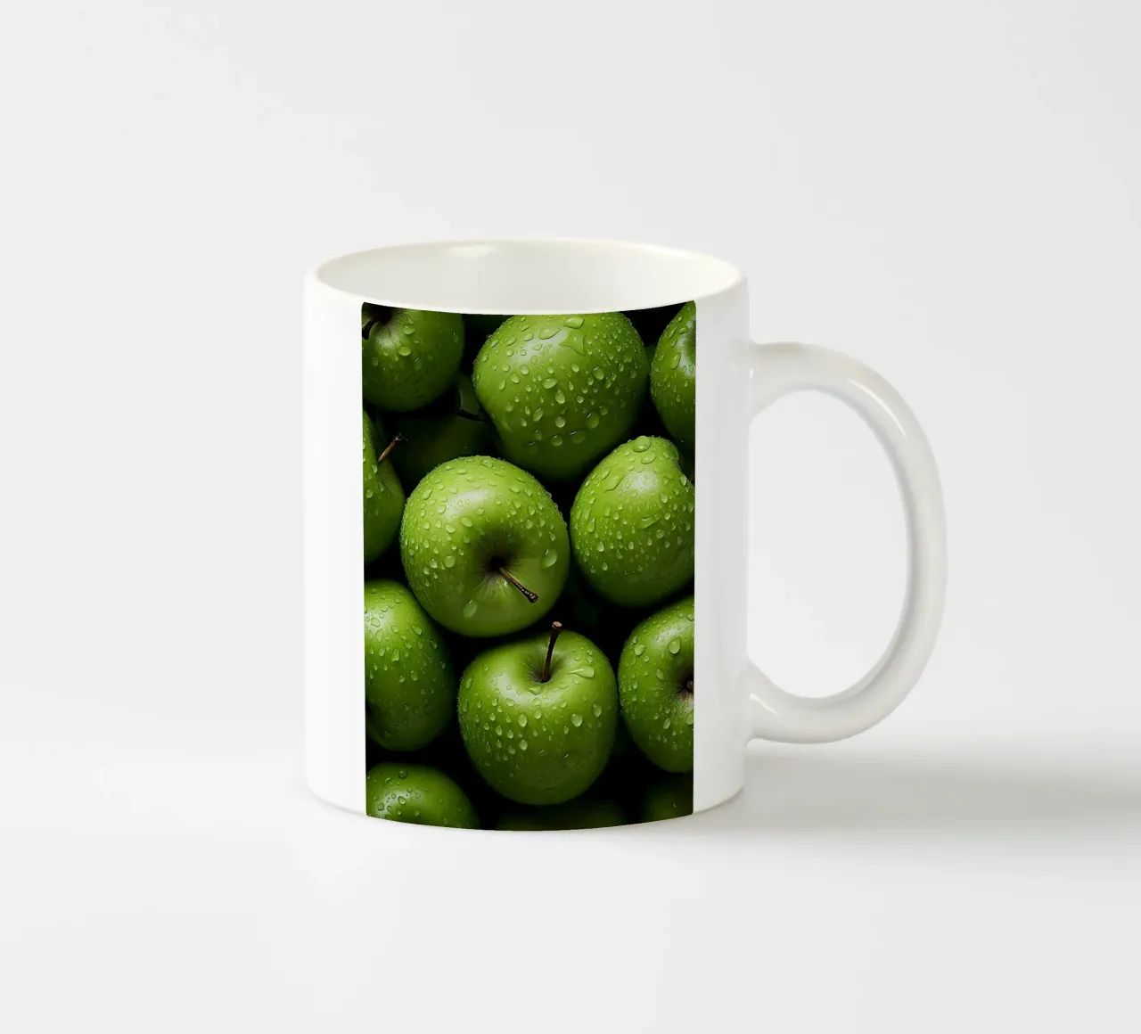 mele verdi tazza in ceramica da Luke Yaeger