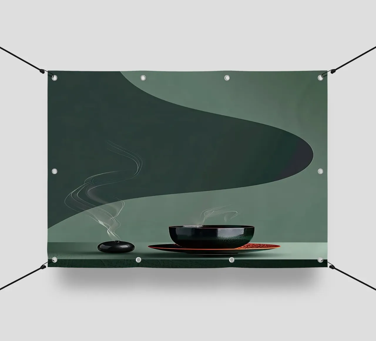 tazza da tè telo in pvc da Luke Yaeger