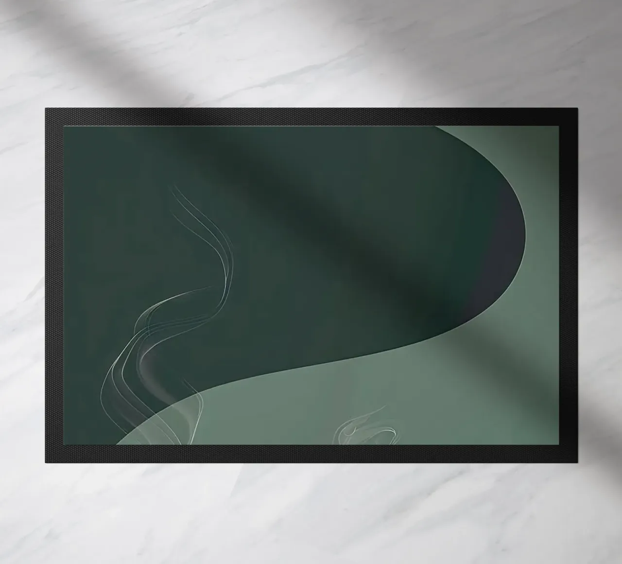 teacup doormat by Luke Yaeger