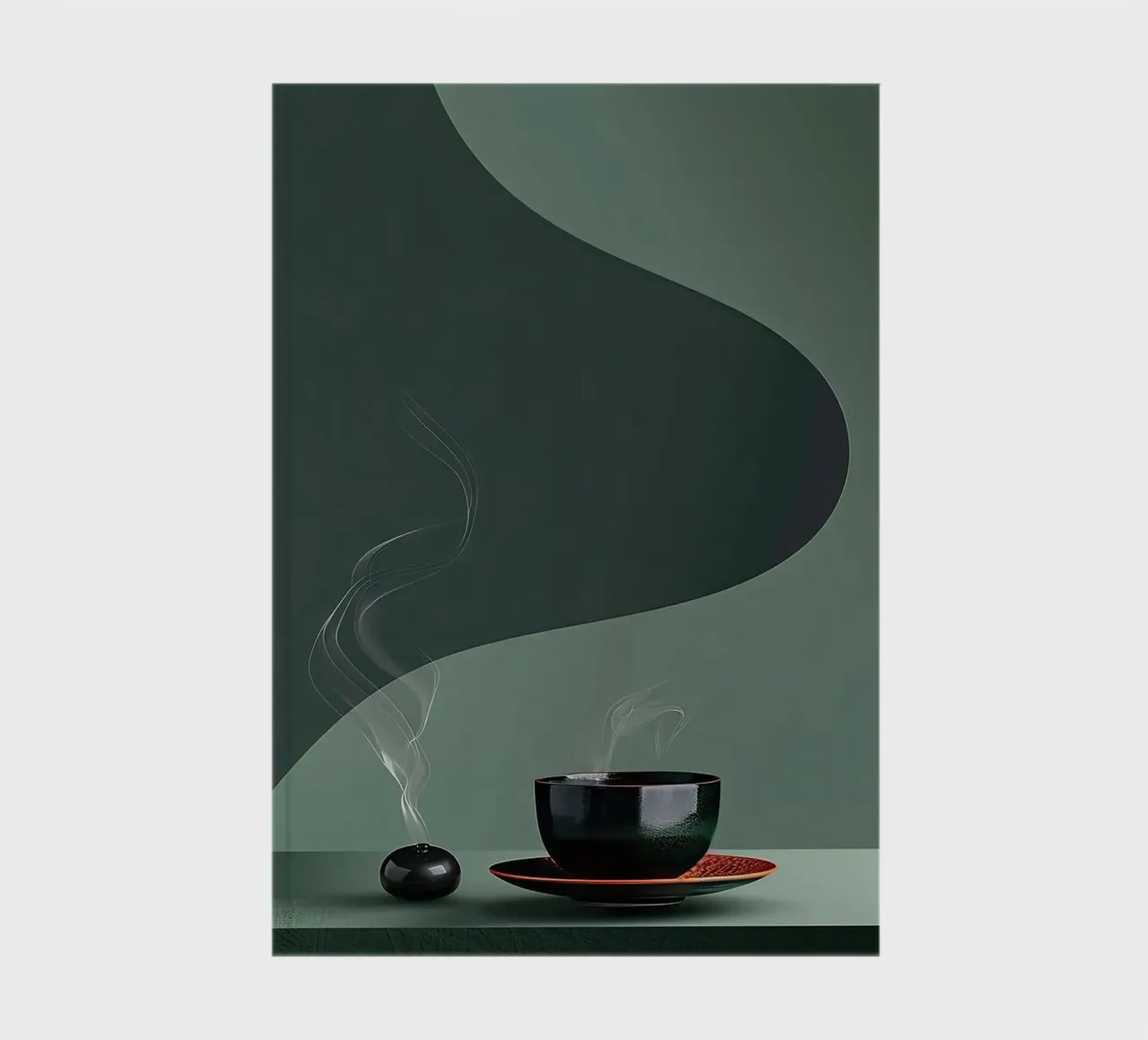 taza de té cuaderno de Luke Yaeger