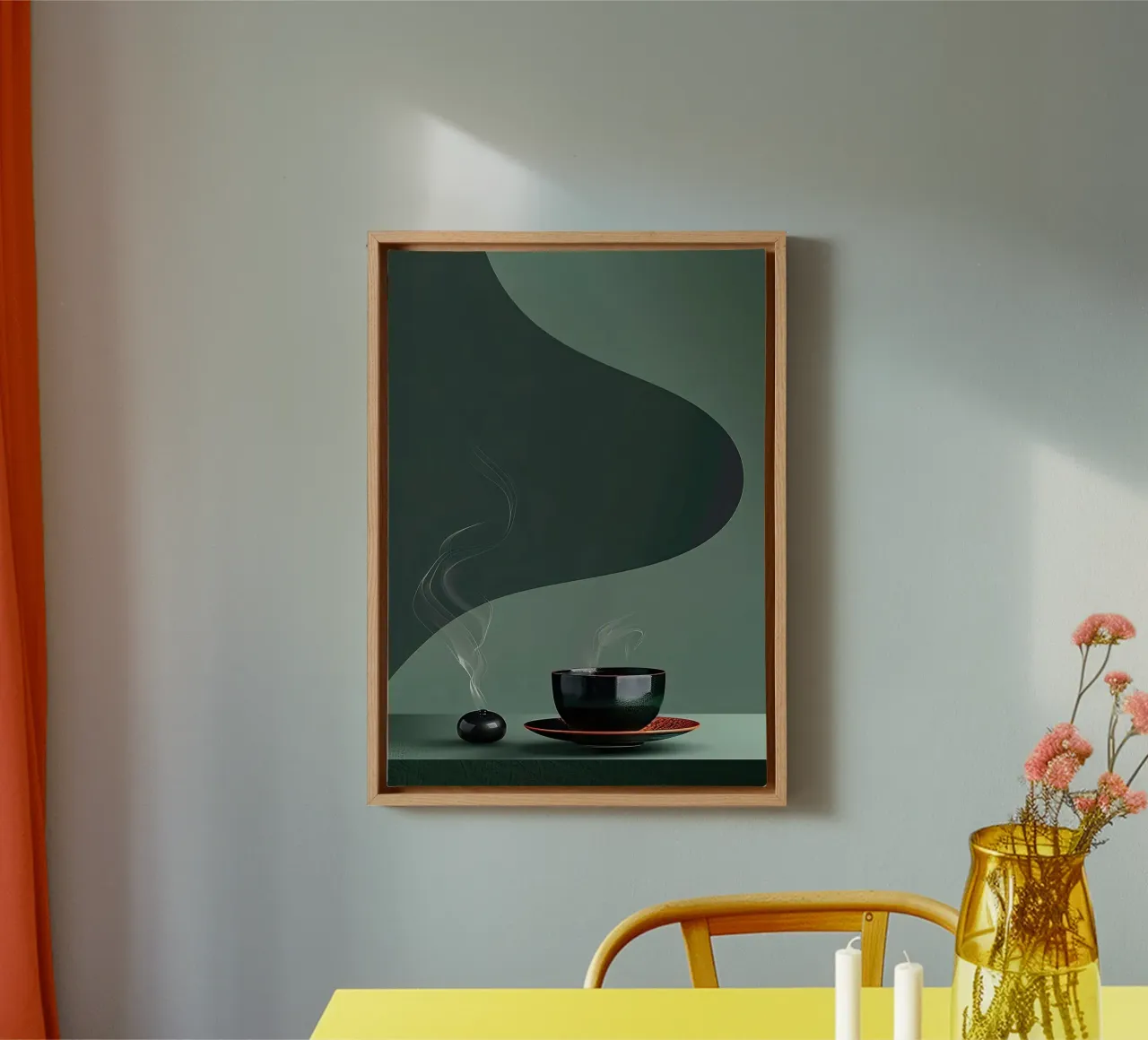 tazza da tè tela con Cornice a cassetta da Luke Yaeger