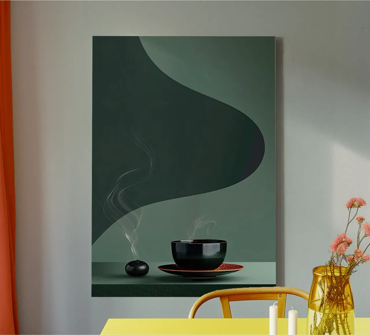 tazza da tè tela con Cornice a cassetta da Luke Yaeger