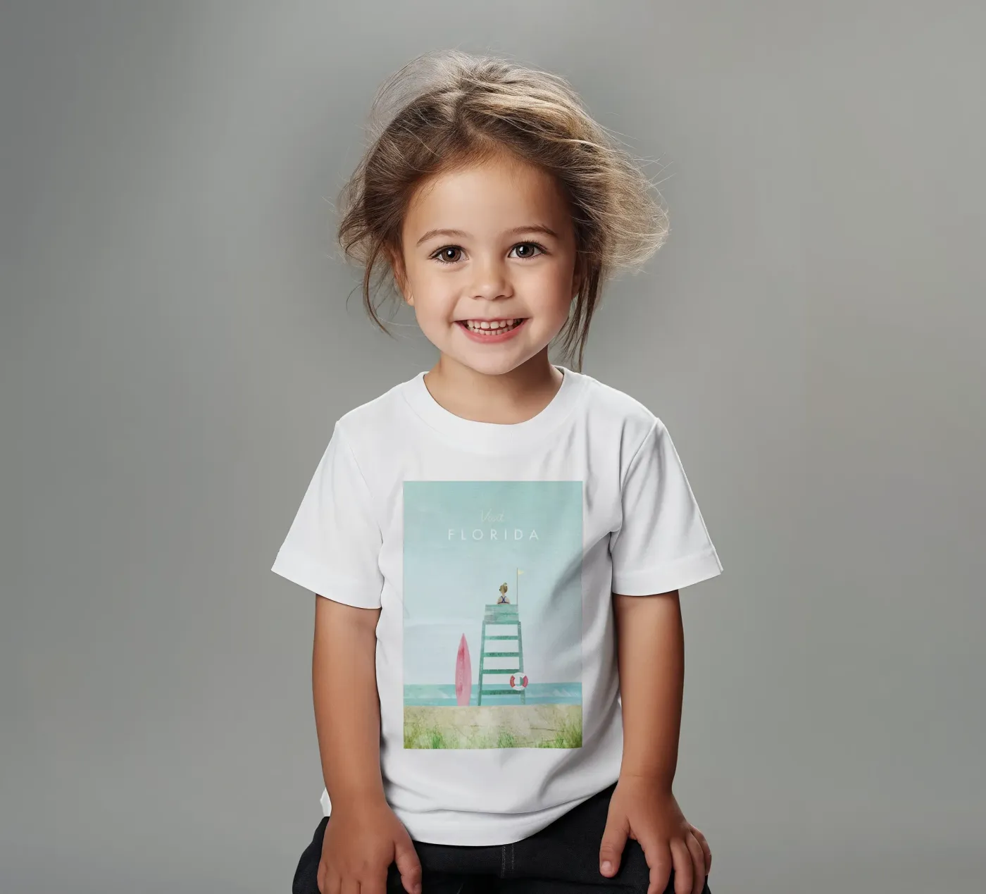 Florida t-shirt bambini da Henry Rivers