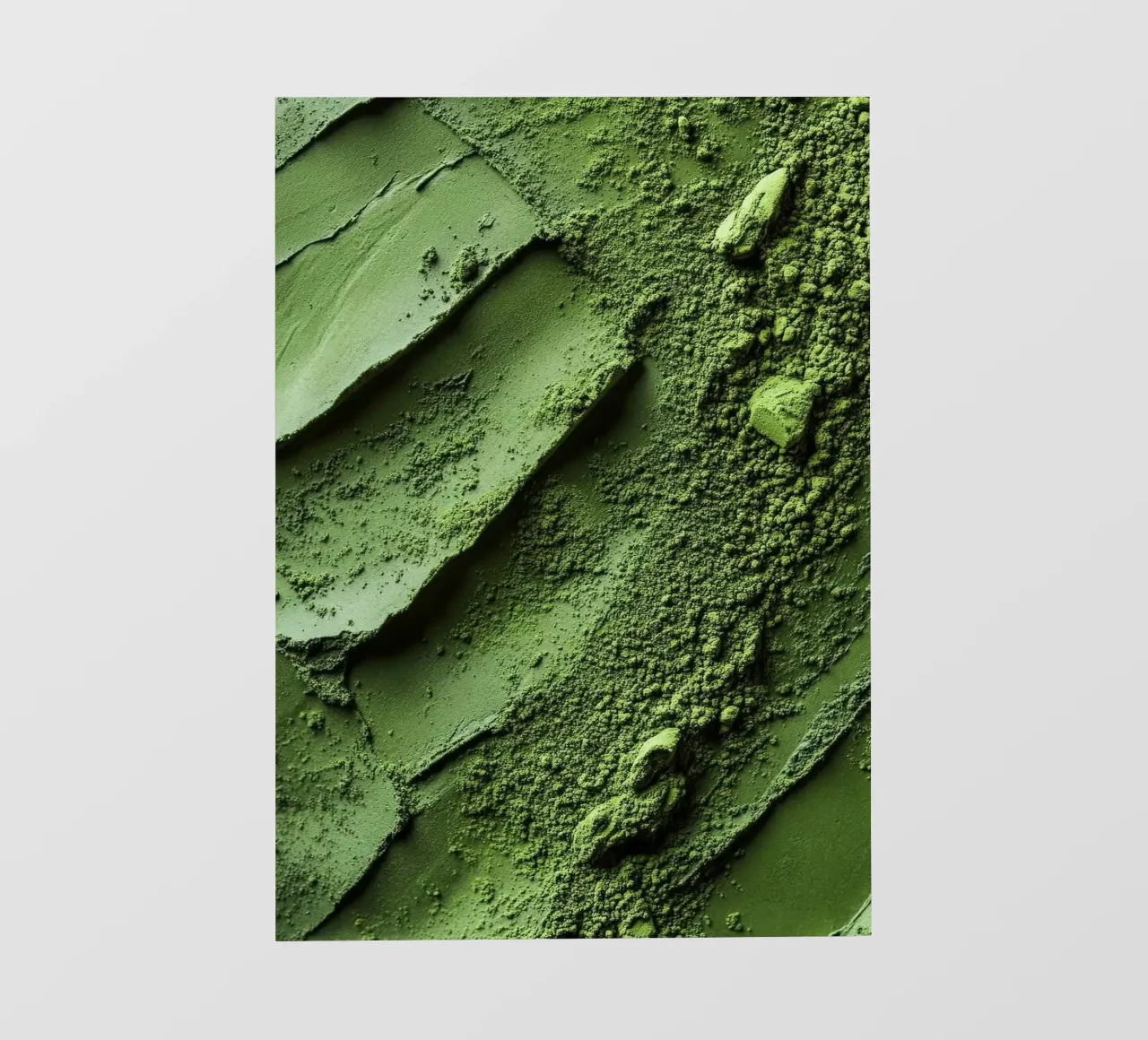 matcha in polvere pellicola backlit da Luke Yaeger