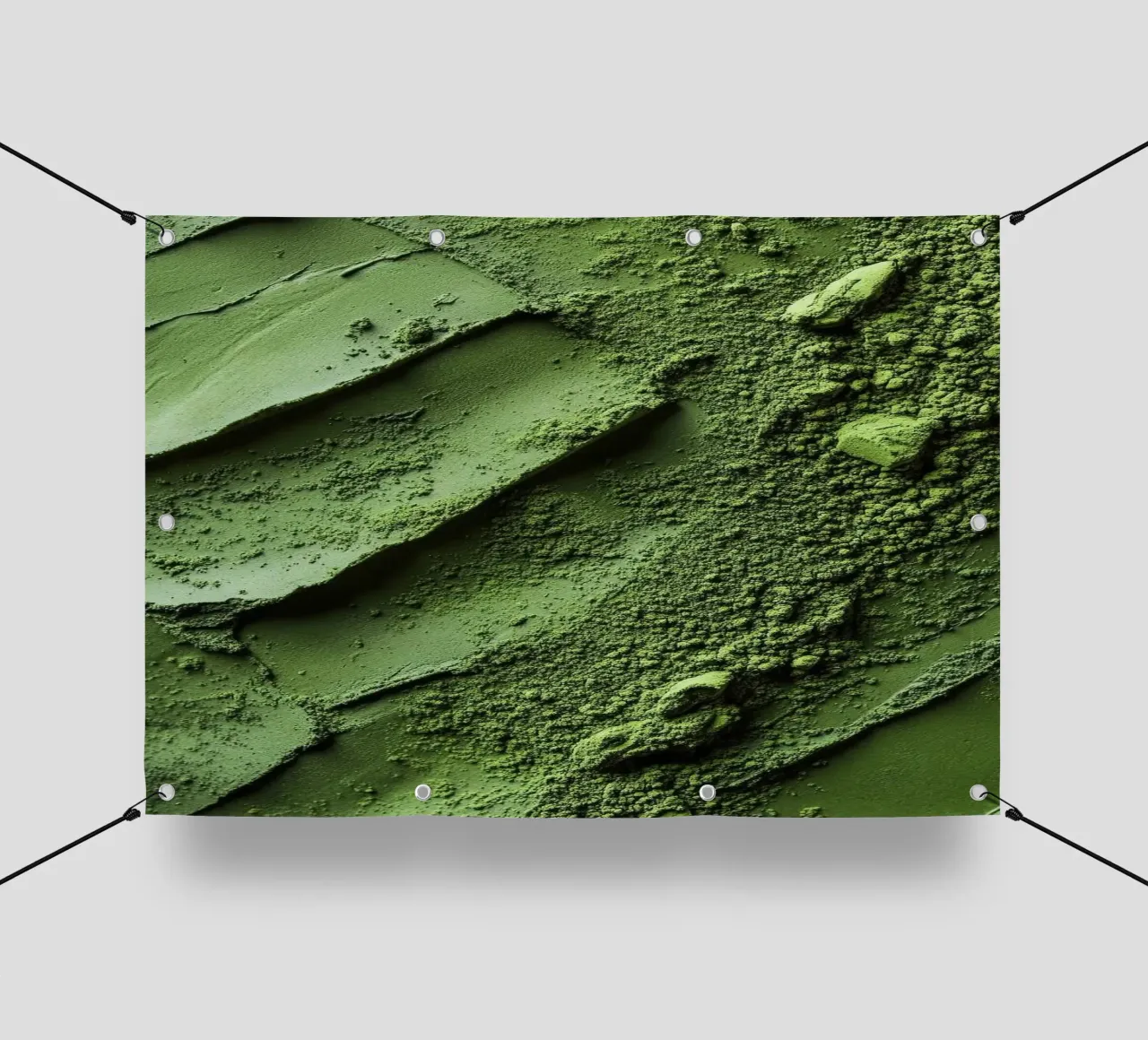 matcha in polvere telo in pvc da Luke Yaeger