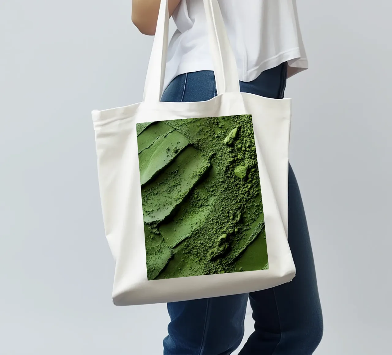 matcha in polvere borsa in juta da Luke Yaeger