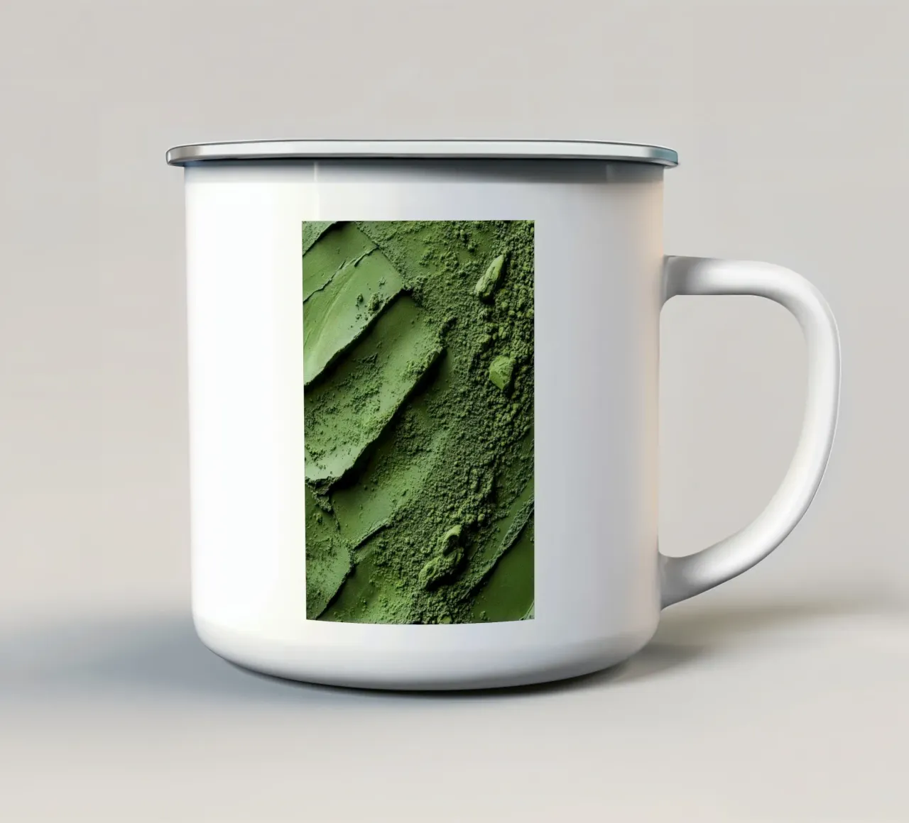 matcha in polvere tazza in smalto da Luke Yaeger