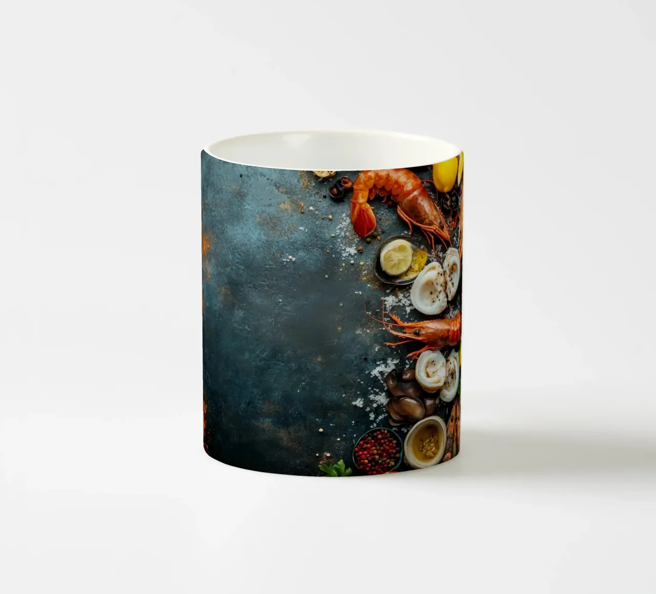 gambero tazza in ceramica da Luke Yaeger