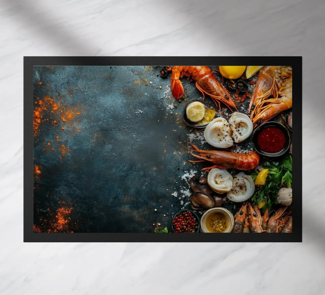 garnalen deurmat van Luke Yaeger