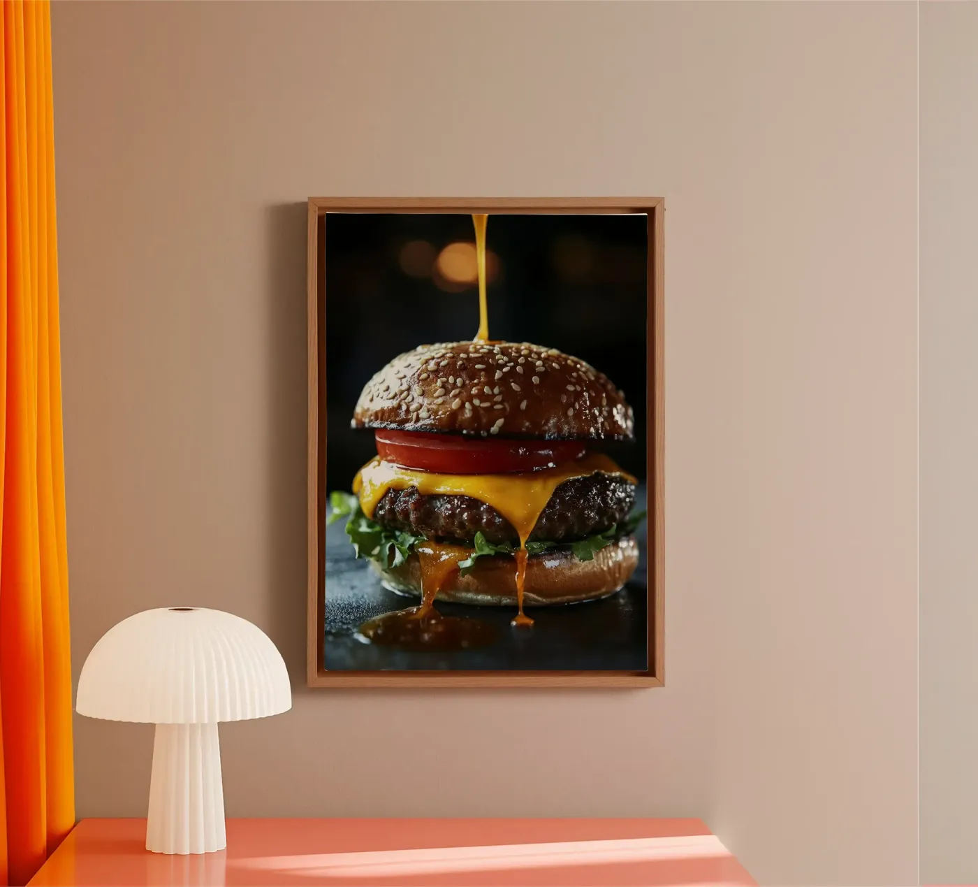 hamburger tela da Luke Yaeger