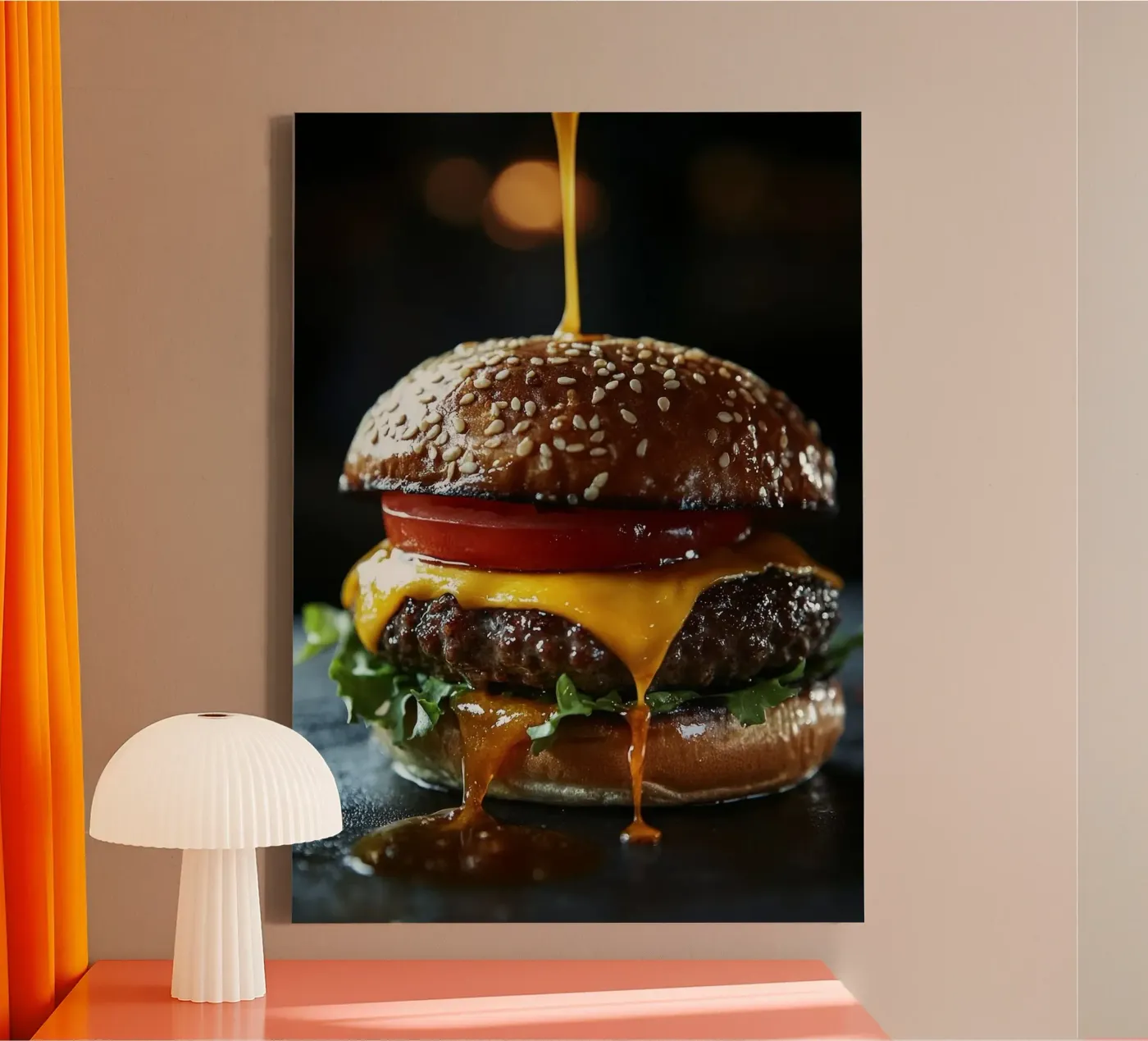 hamburger tela da Luke Yaeger