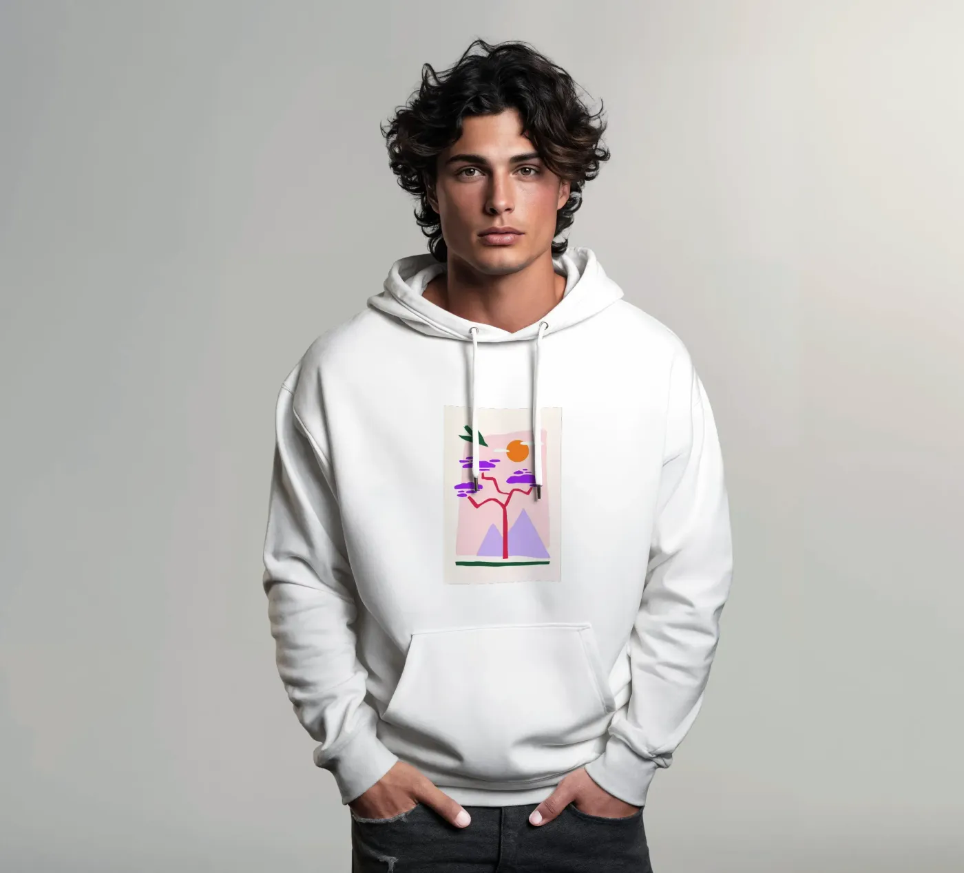 Nesting hoodie by Pure