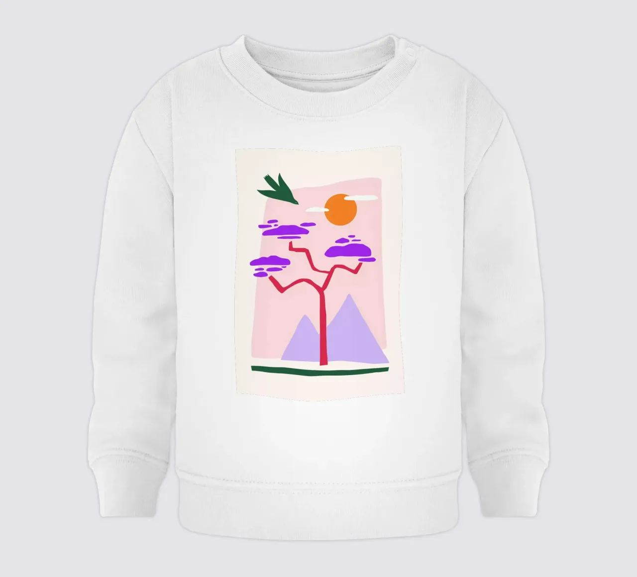 Nesting felpa neonato da Pure