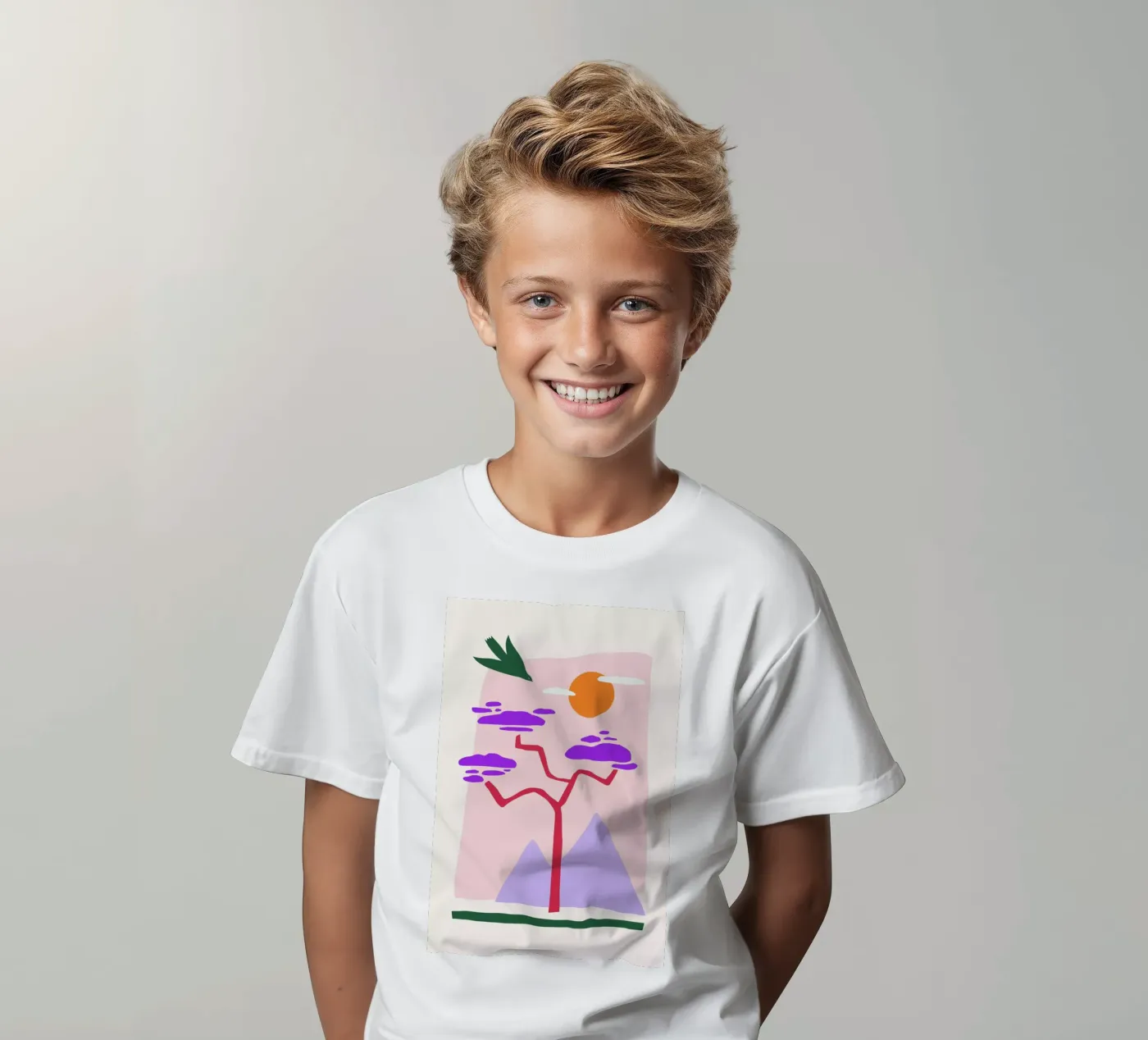 Nesting kids t-shirt by Pure