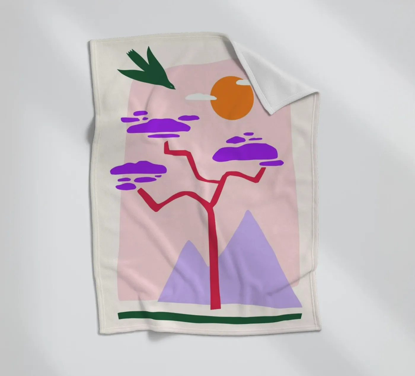 Nesting Fleecedecke von Pure