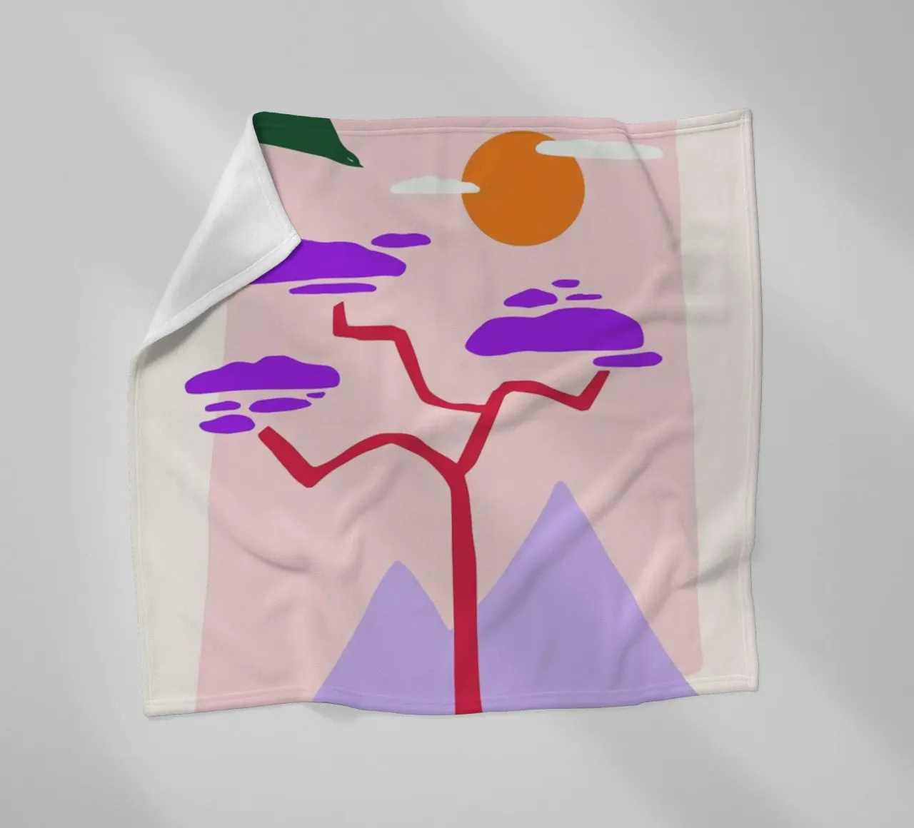 Nesting plaid polaire de Pure