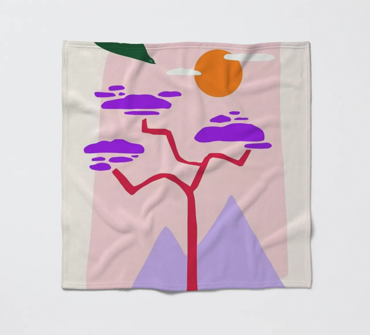 Nesting plaid polaire de Pure