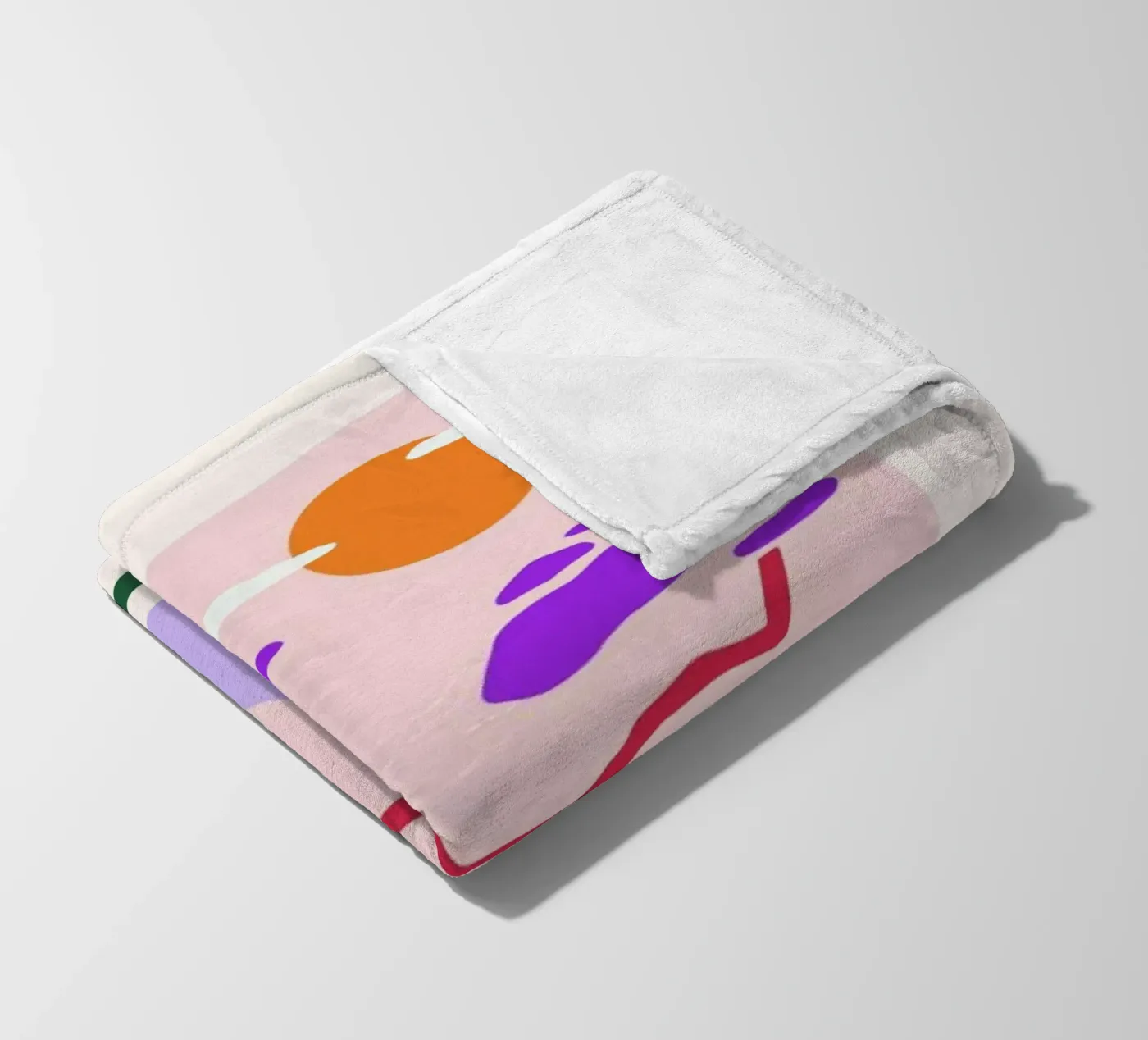 Nesting plaid polaire de Pure