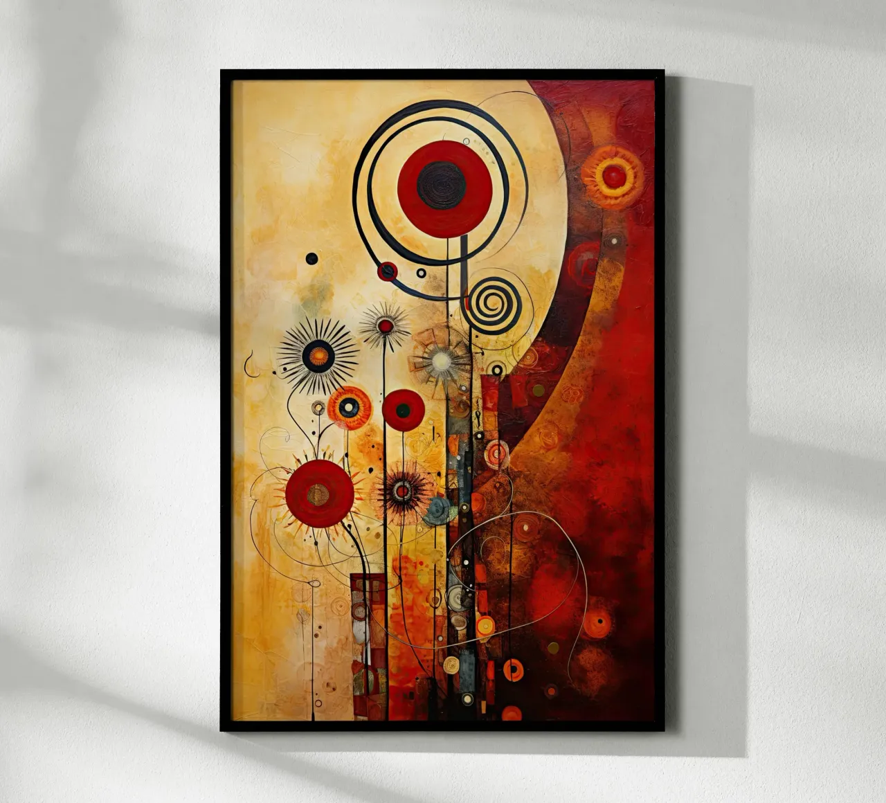 Fiori astratti poster da Imagine