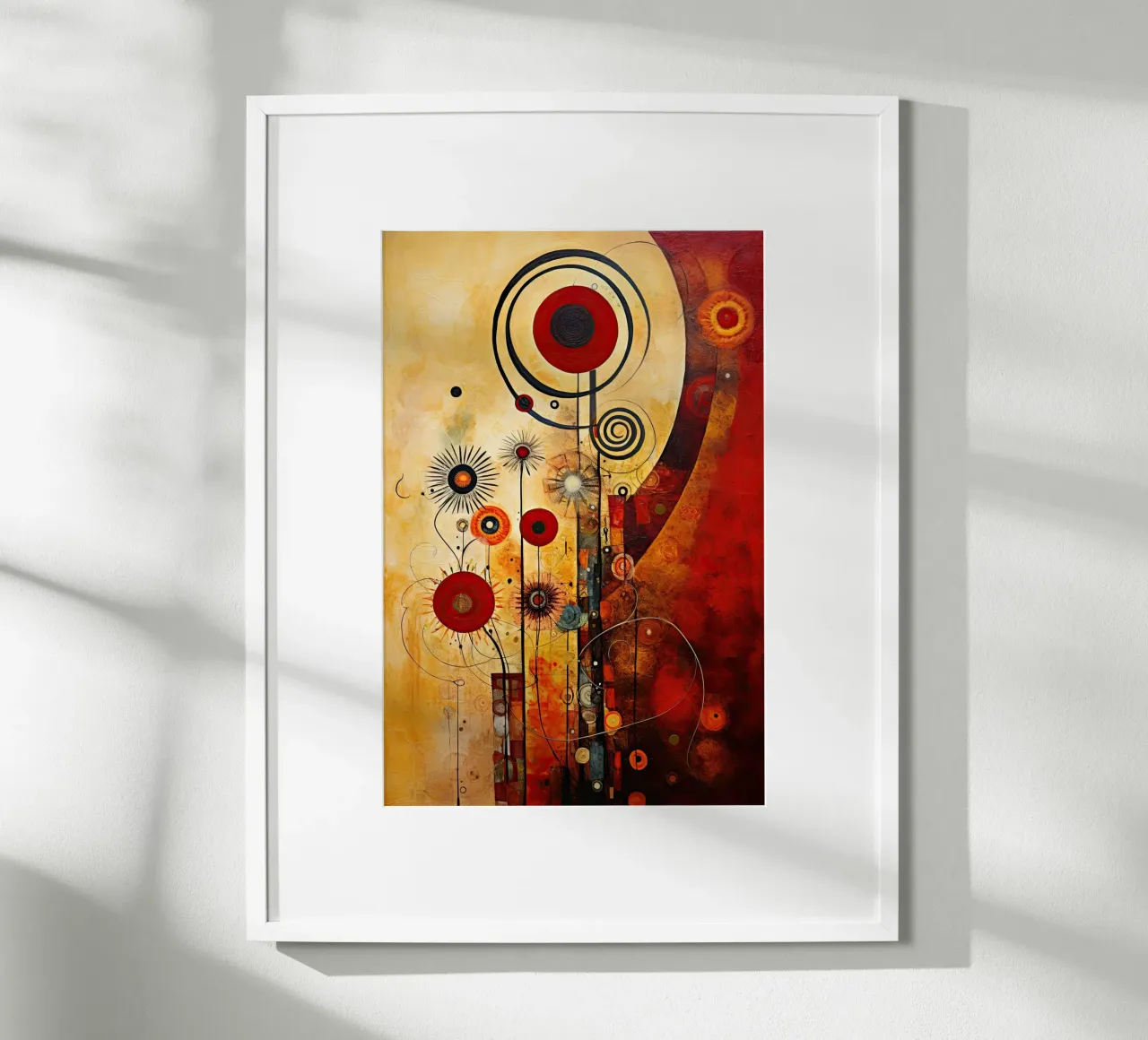 Fiori astratti poster da Imagine