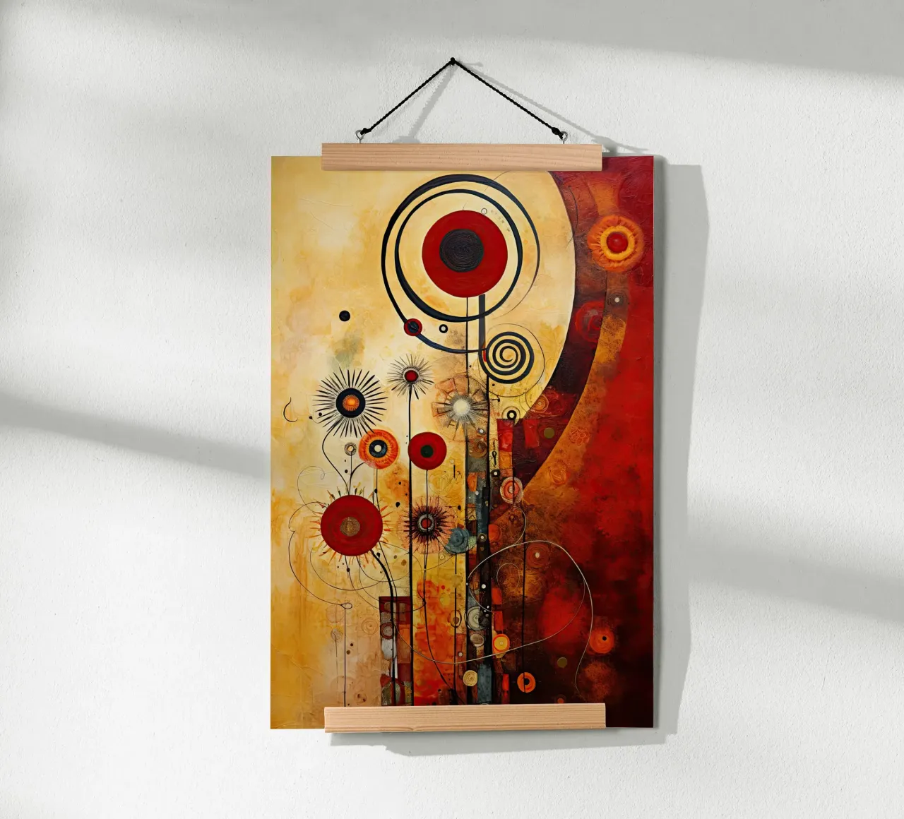 Fiori astratti poster da Imagine