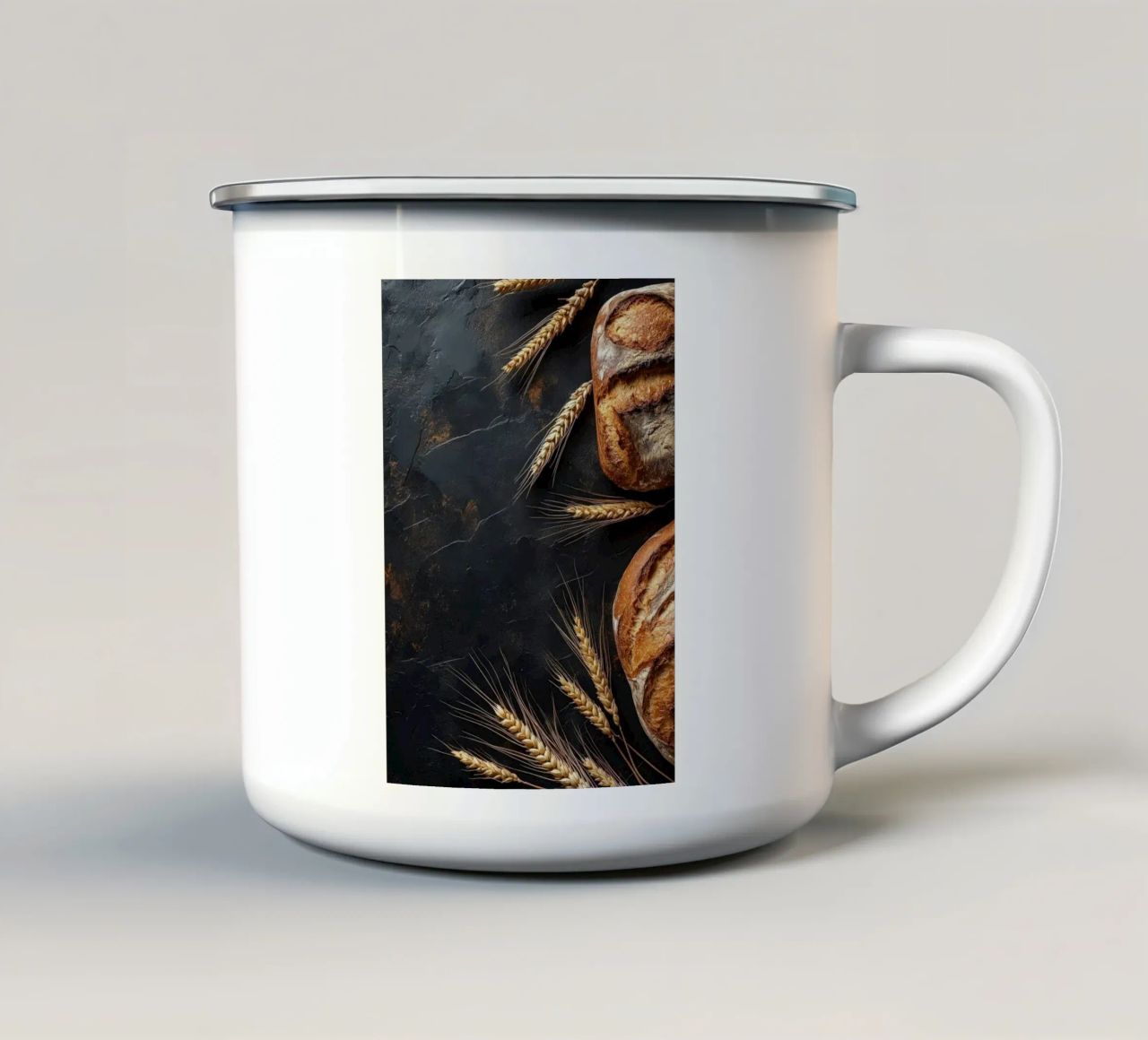 pane tazza in smalto da Luke Yaeger