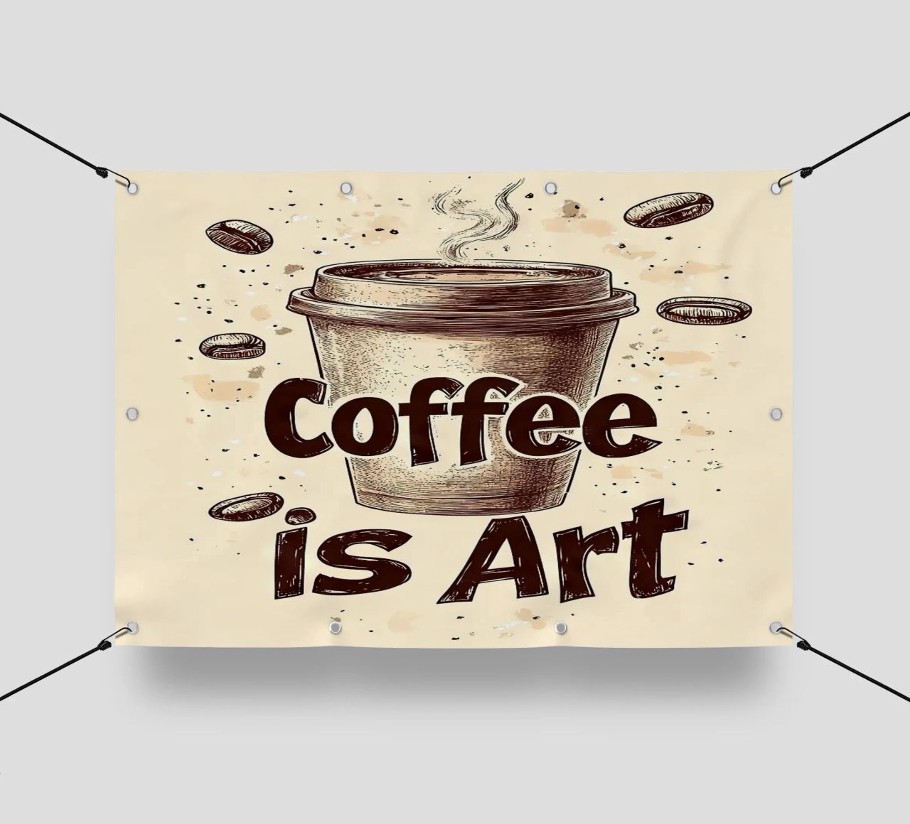 tazza da caffè telo in pvc da Luke Yaeger
