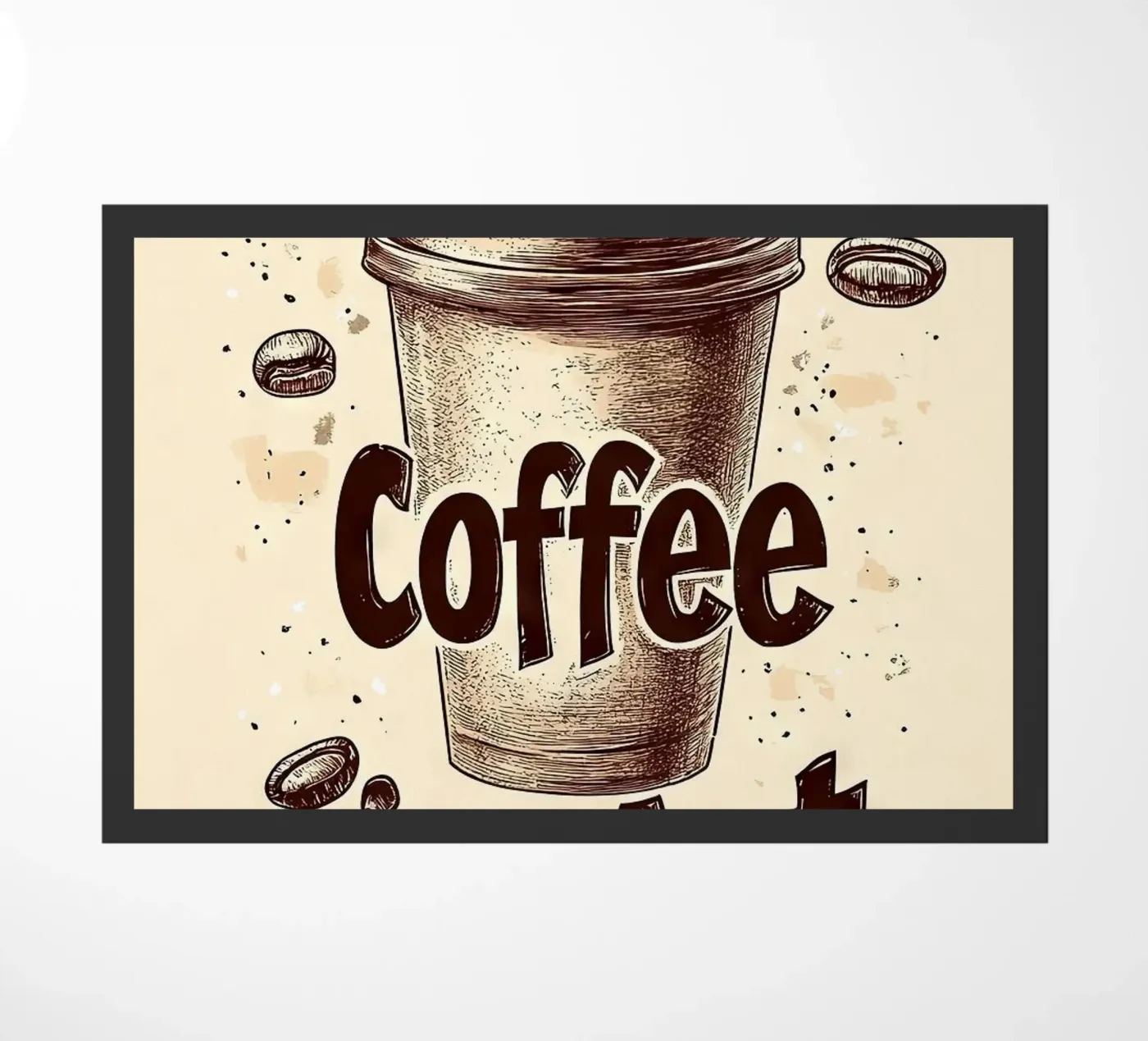 coffee cup Fußmatte von Luke Yaeger