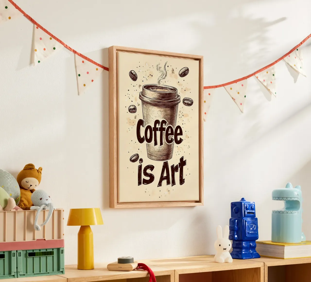 tazza da caffè tela con Cornice a cassetta da Luke Yaeger