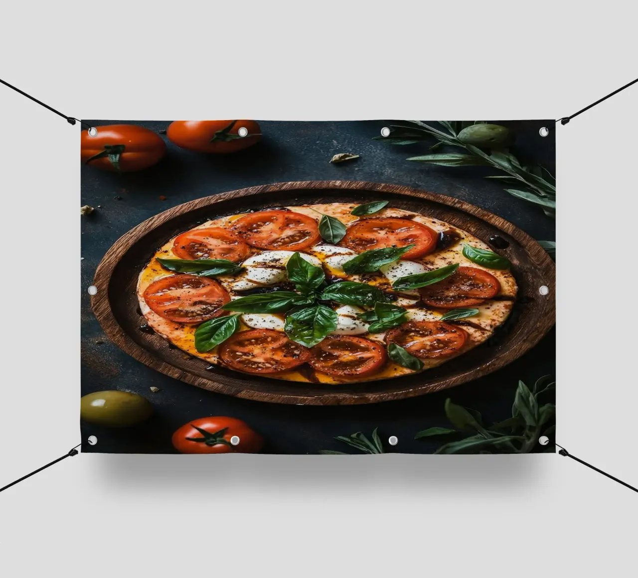 pizza telo in pvc da Luke Yaeger