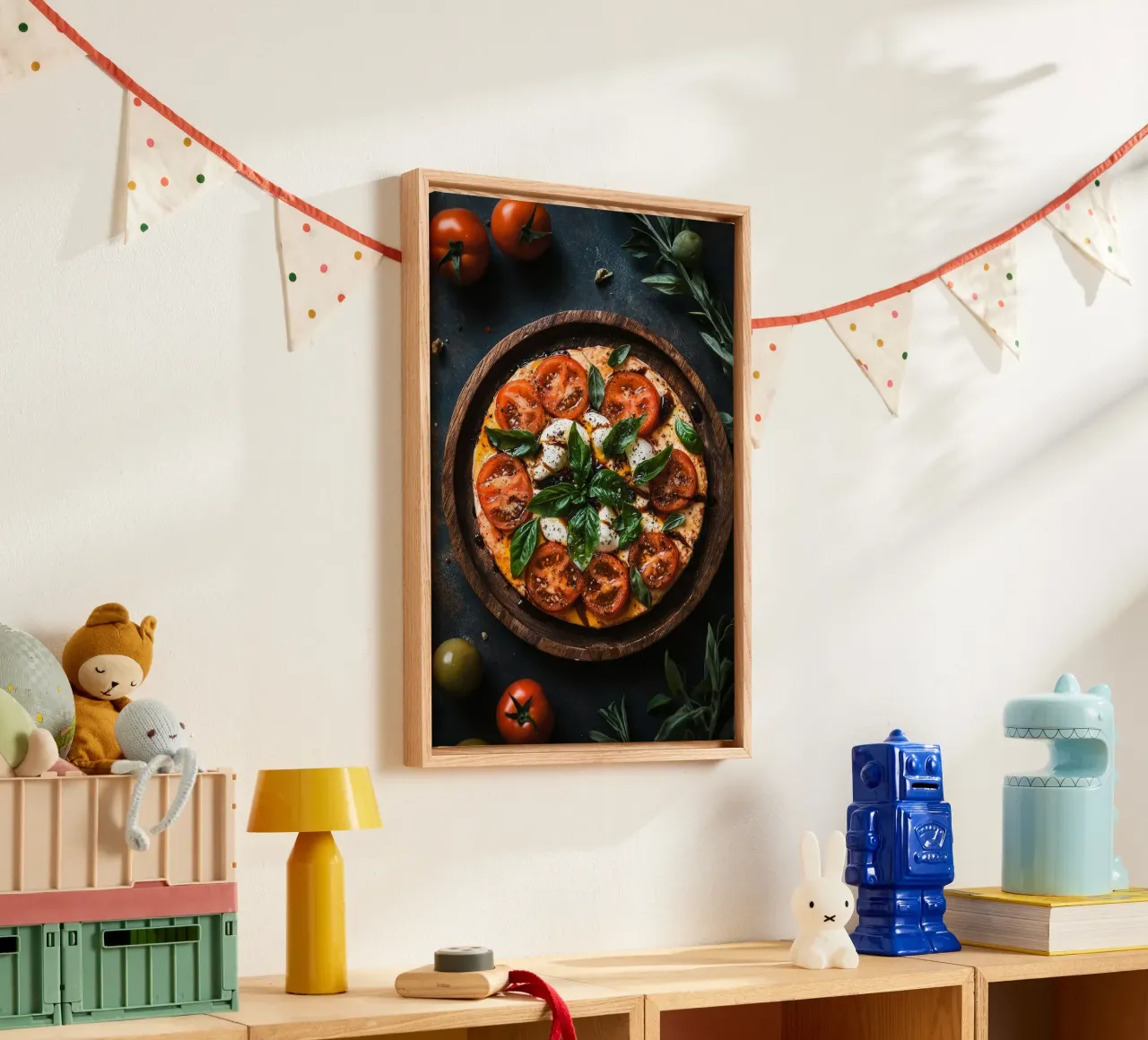 pizza tela con Cornice a cassetta da Luke Yaeger